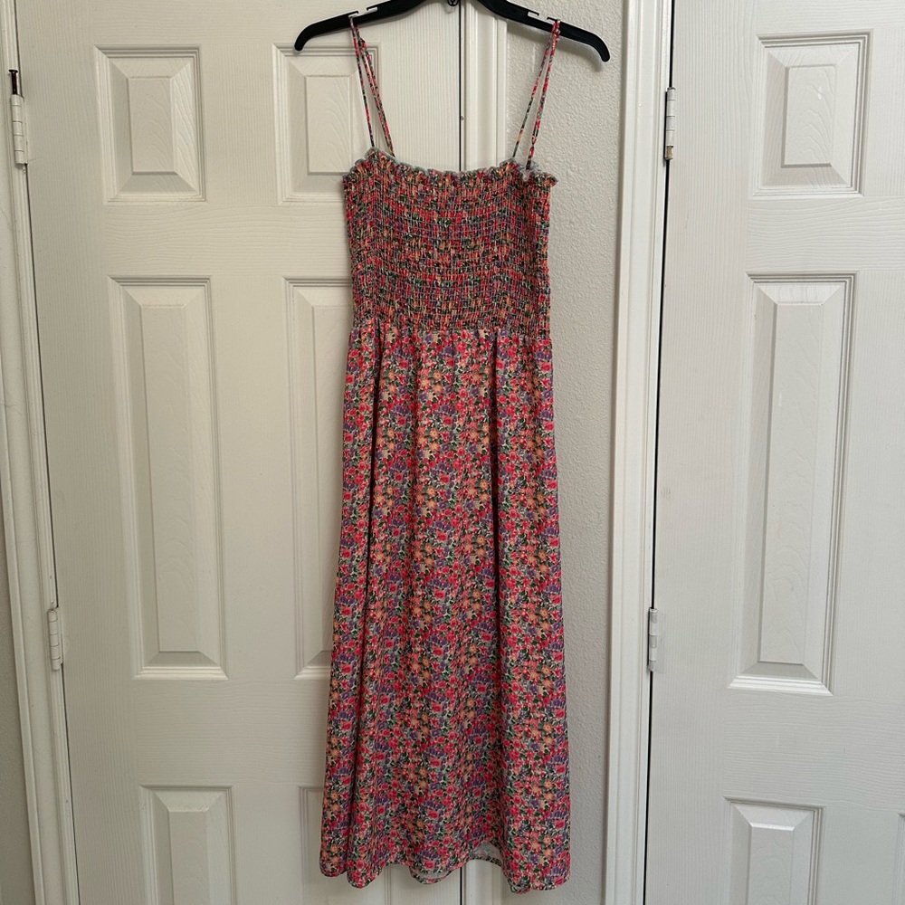 RESA Pastel Floral Smocked Dress - Picture 2 of 6